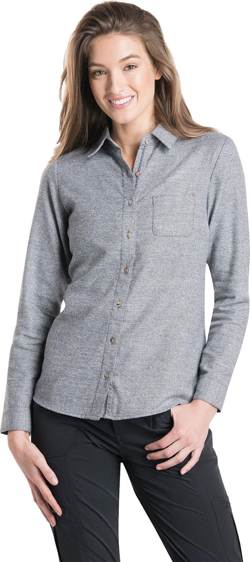 Kamila Flannel - Womens - shale 1