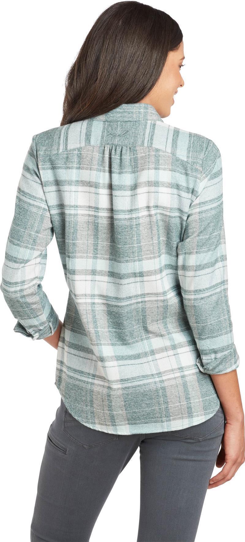 Kamila Flannel - Womens - spruce 1