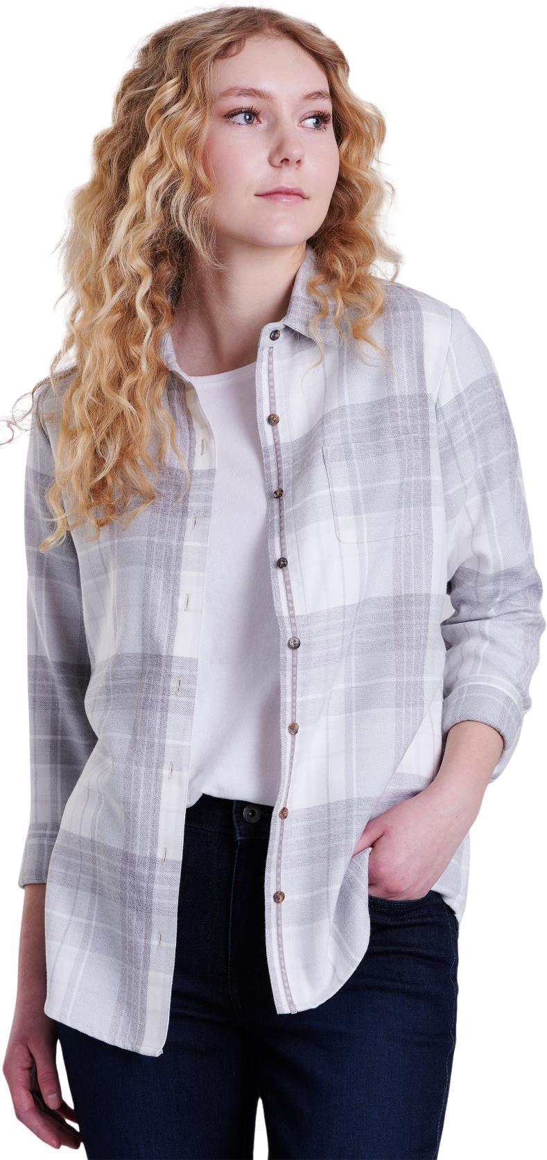 Kamila Flannel - Womens - stone 1