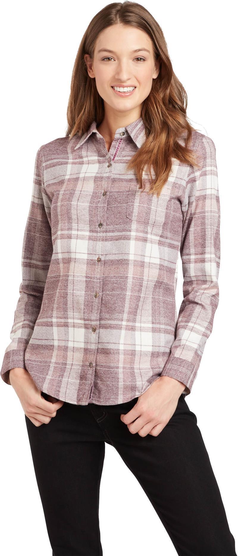 Kamila Flannel - Womens - wine 1