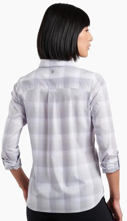 Kamp LS - Womens - Mist Plaid 3