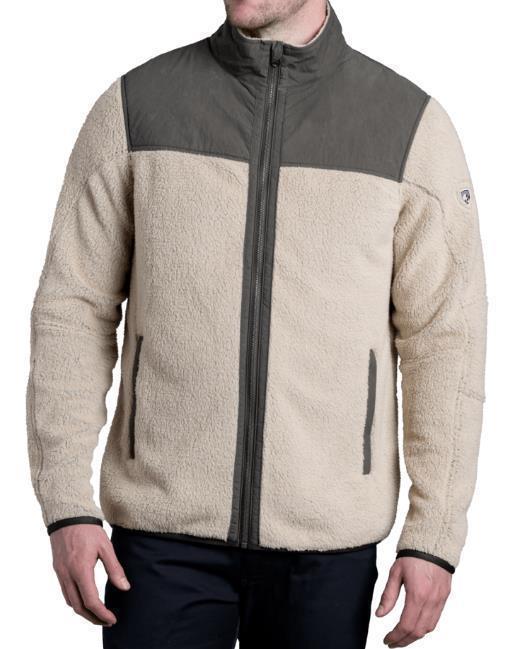 Konfluence Fleece Jacket - Mens - Oatmeal / Fir 1