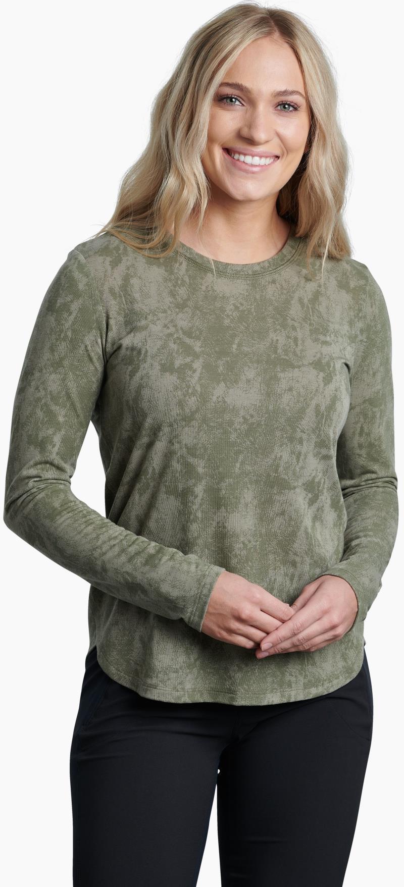 Konstance LS - Womens - Sage Print 1