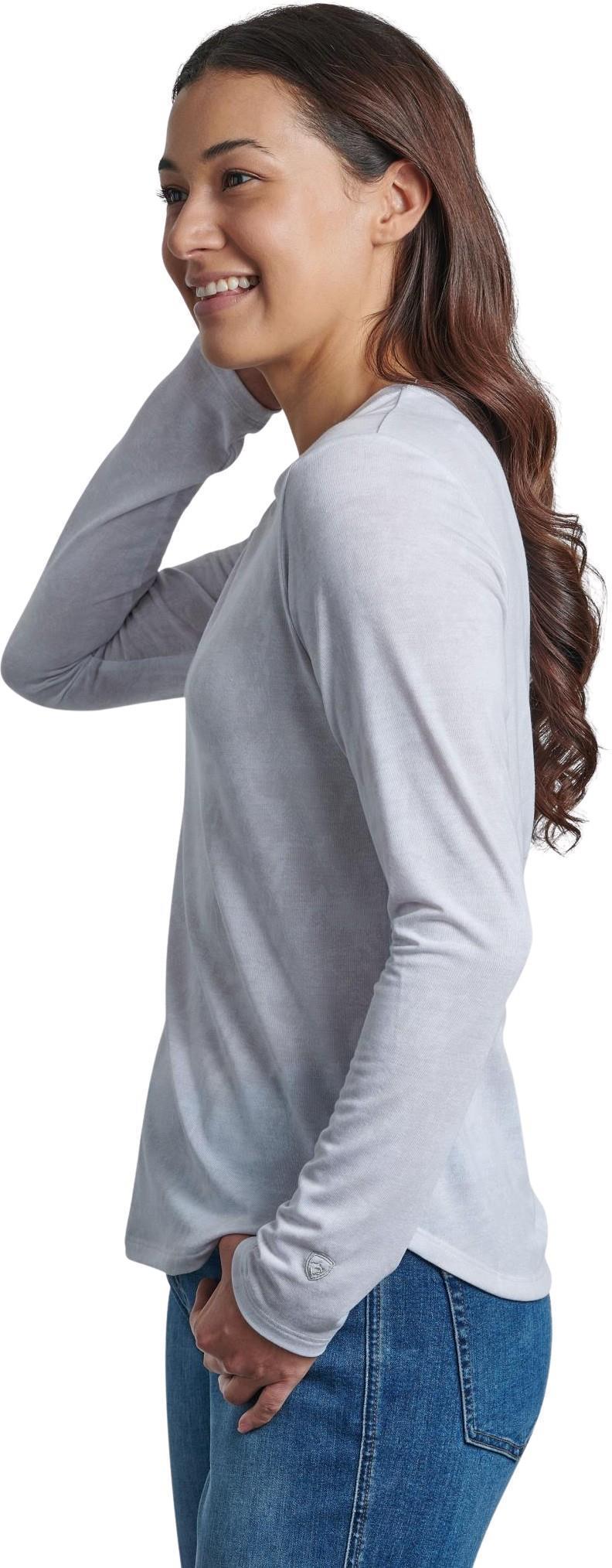 Konstance LS - Womens - White Print 2