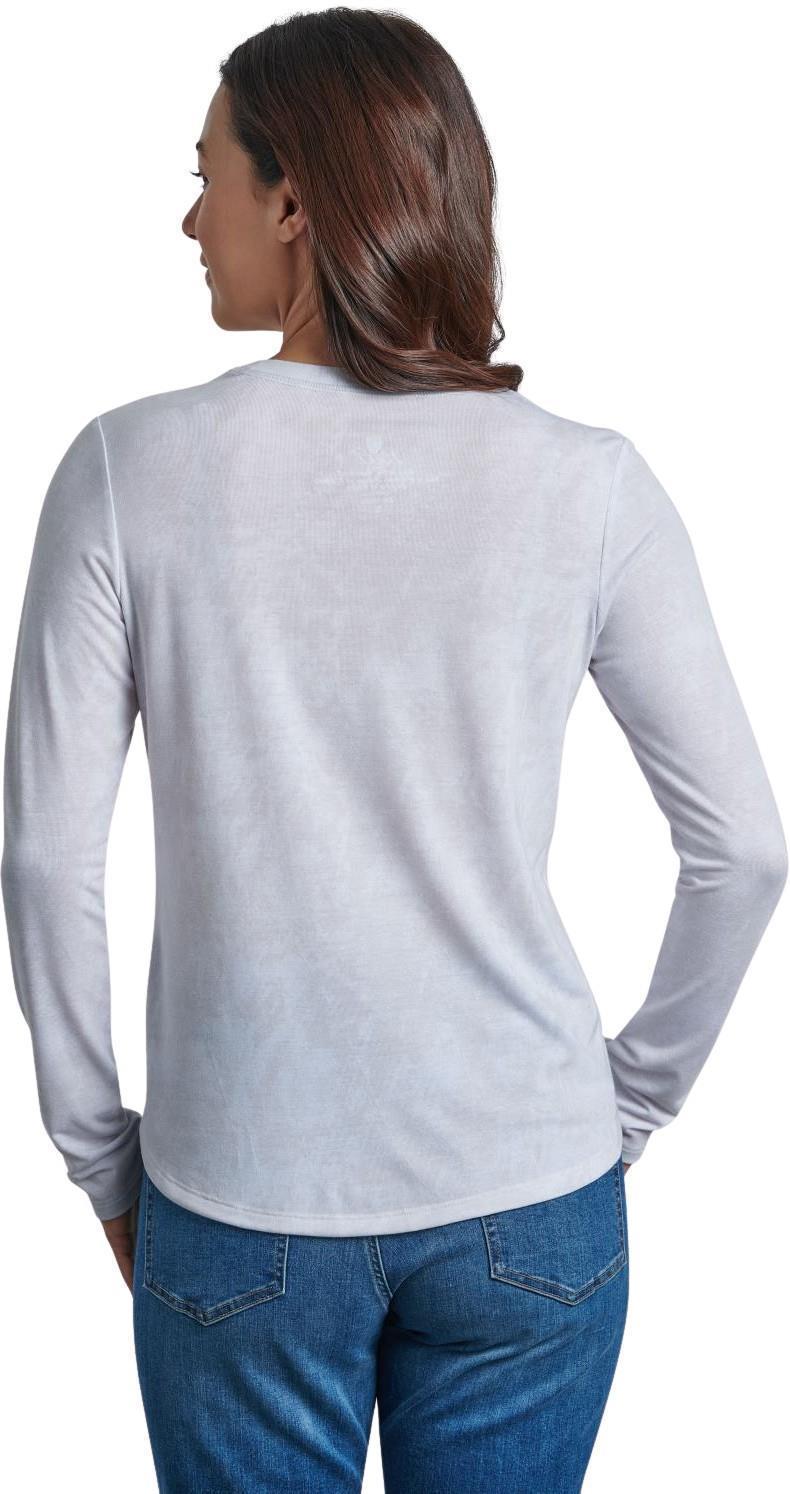 Konstance LS - Womens - White Print 3