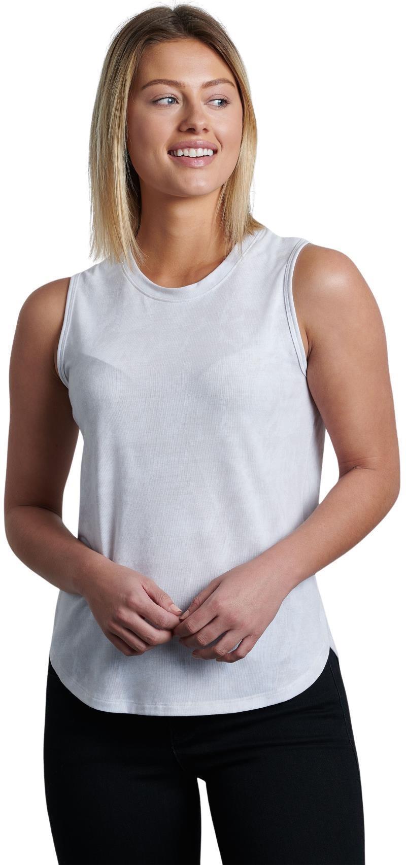 Konstance Tank - Womens - White Print 1
