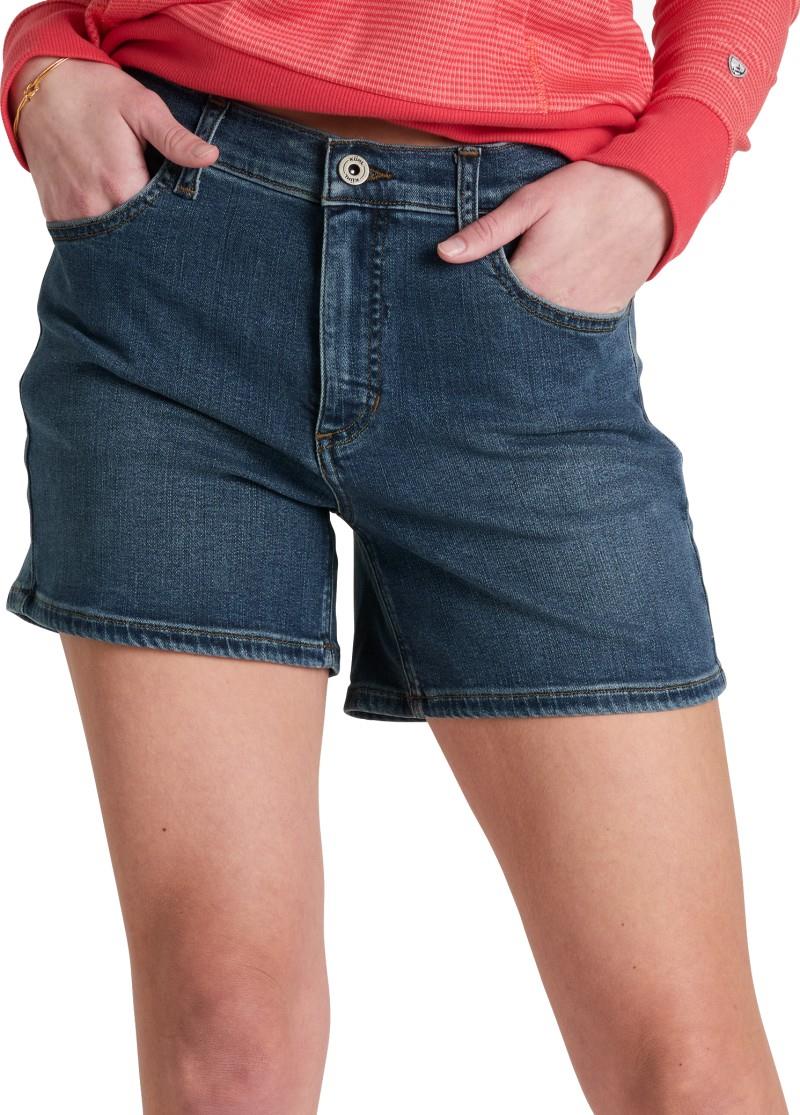 Kontour Form Denim Shorts, 5" Inseam - Womens - midnight fade 1