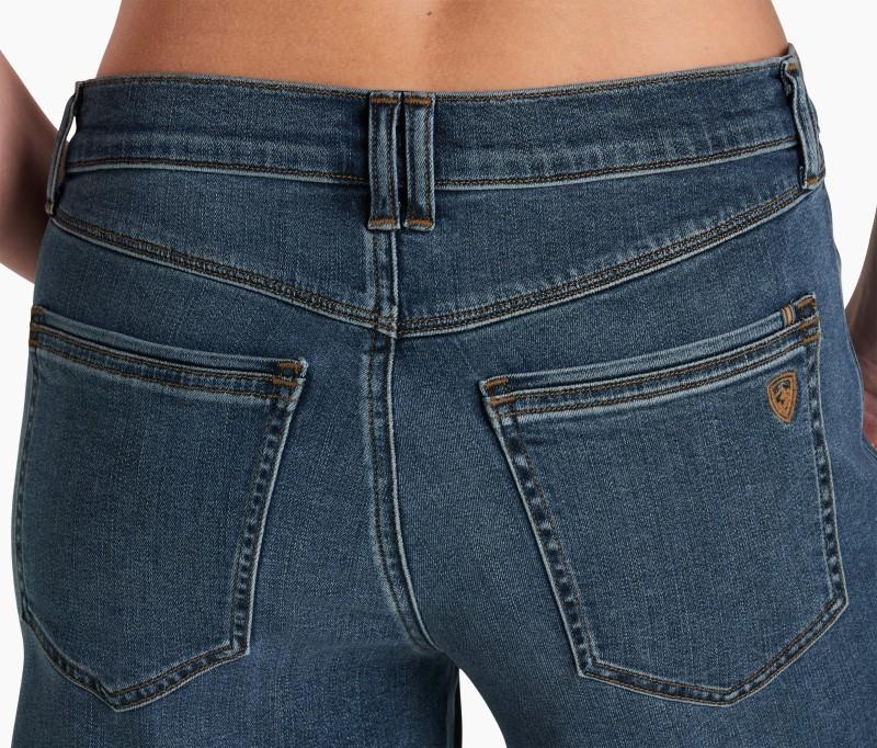 Kontour Form Denim Shorts, 5" Inseam - Womens - midnight fade 1