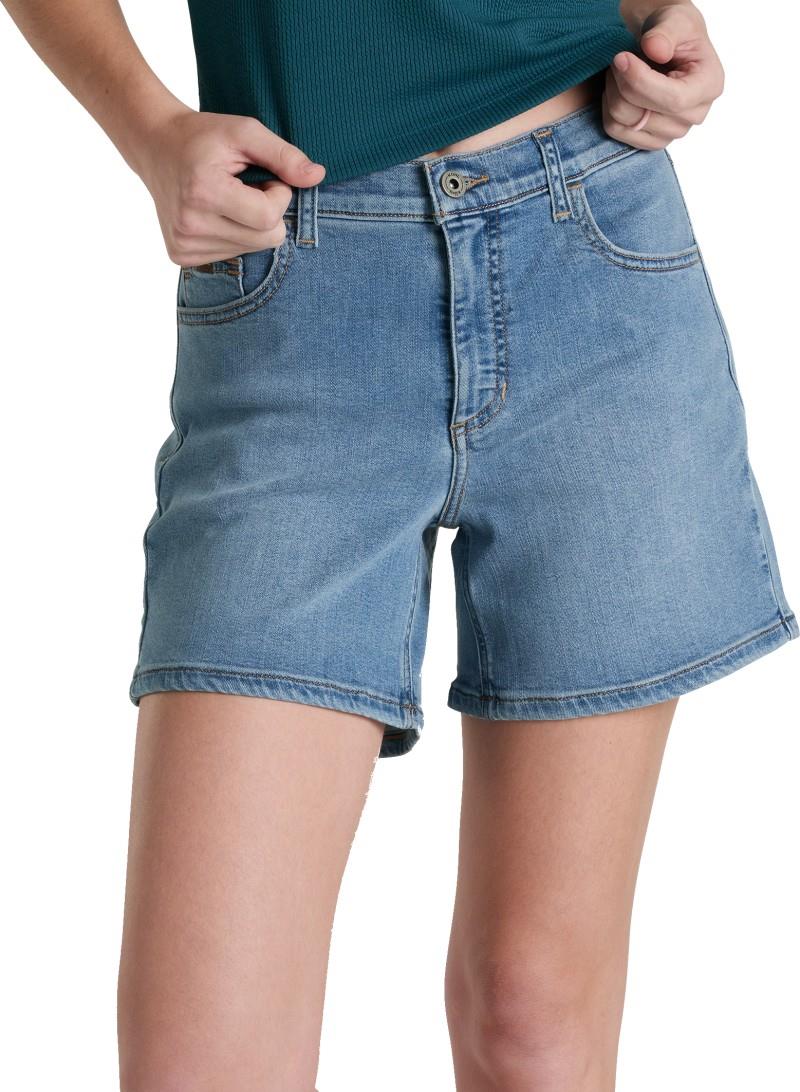 Kontour Form Denim Shorts, 5" Inseam - Womens - vintage blue 1