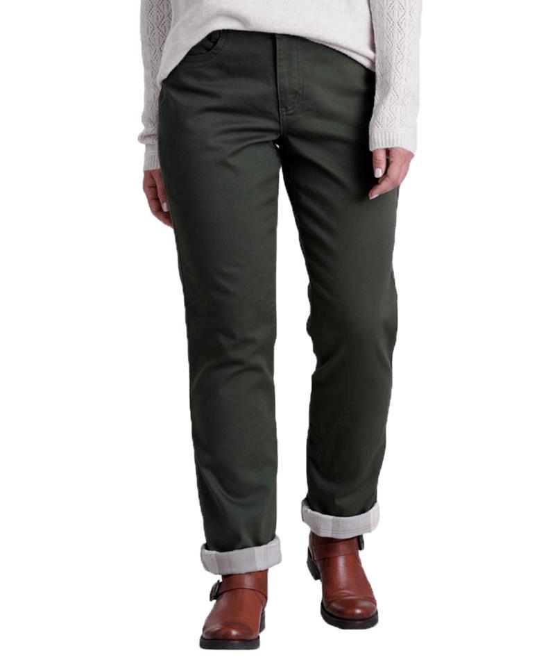 Kontour Lined Pants, Reg - Womens - Dark Moss 1