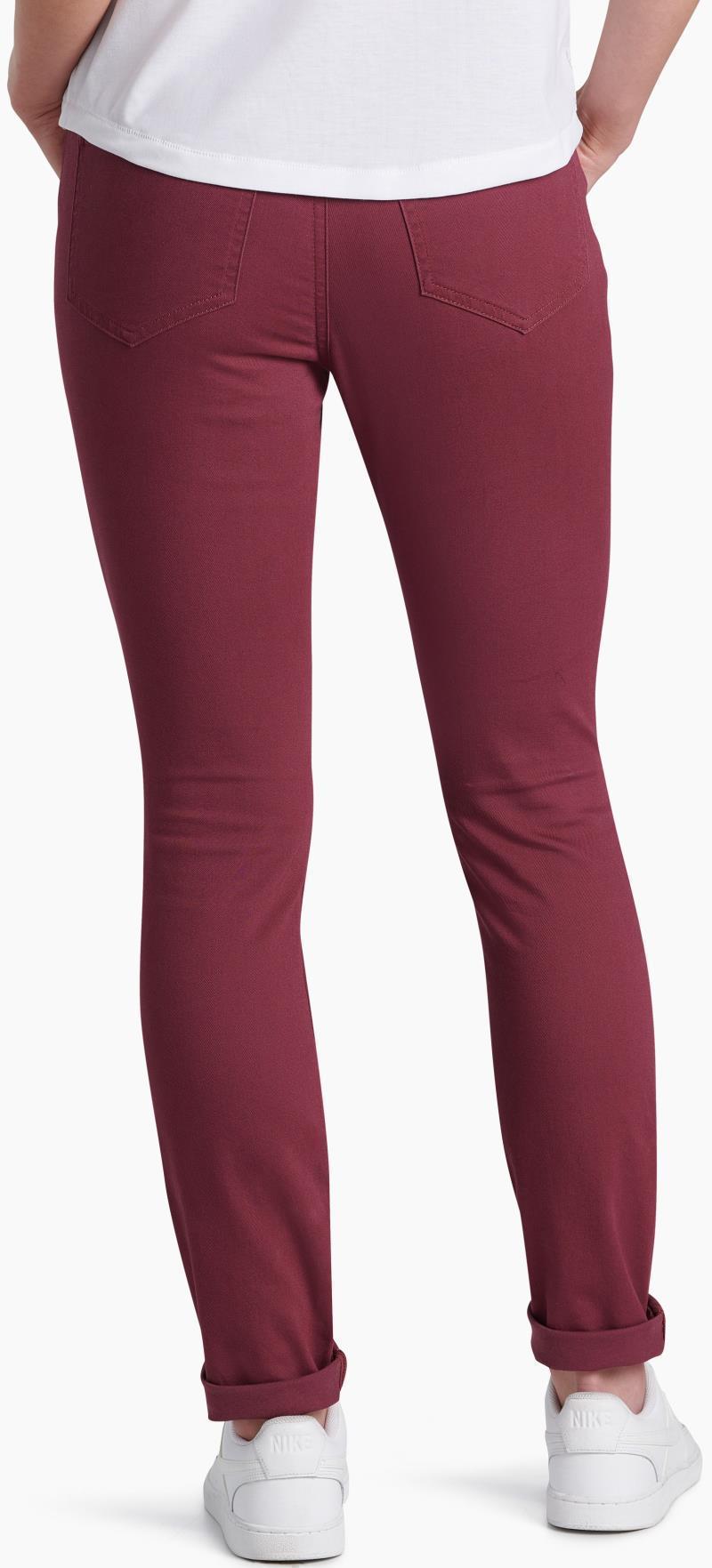 Kontour Skinny Pants, Long - Womens - Barberry 2