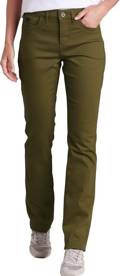 Kontour Straight Pants, Reg - Womens - Olive 1