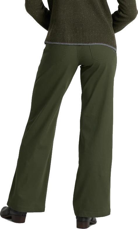 Kontour Wide Leg Pants, Reg - Womens - dark moss 1
