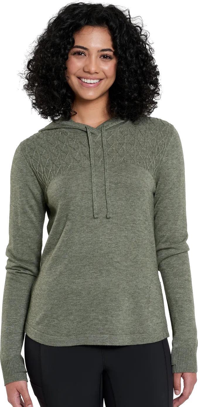 Kortina Hooded Sweater - Womens - soft pine 1