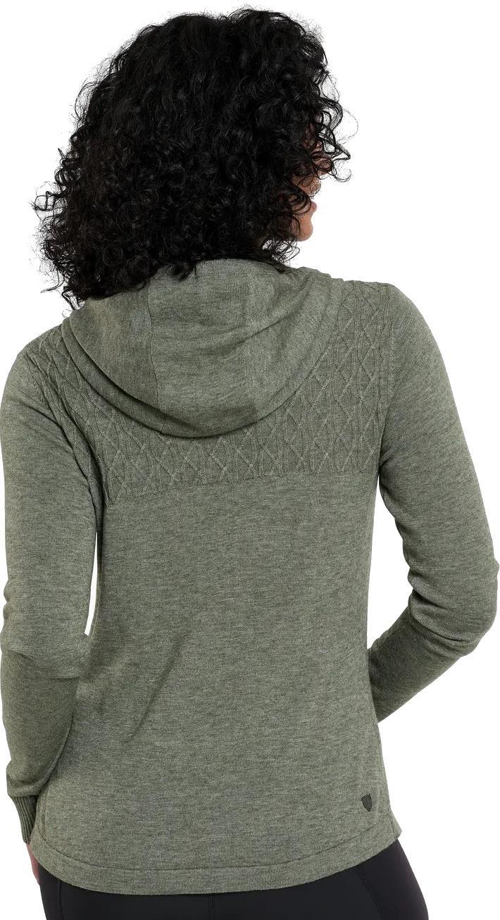 Kortina Hooded Sweater - Womens - soft pine 1