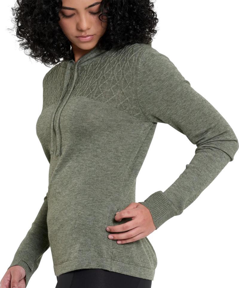 Kortina Hooded Sweater - Womens - soft pine 1
