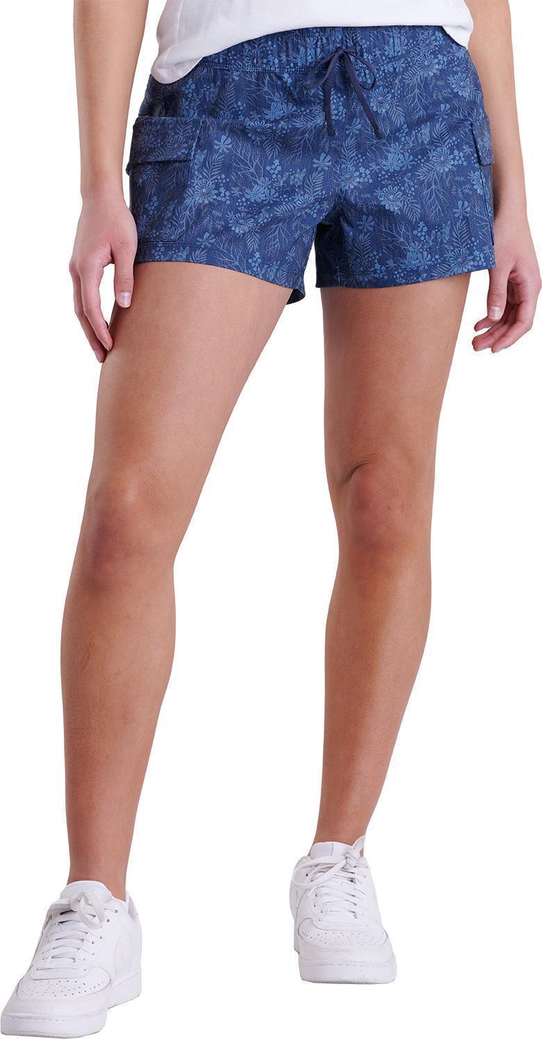 Kruiser Getaway Shorts, 3" Inseam - Womens - Indigo Woodland 1