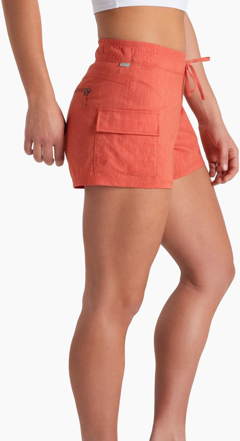 Kruiser Getaway Shorts, 3" Inseam - Womens - sunset 1