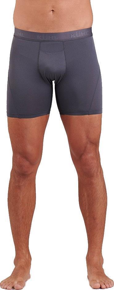 Kuhl Boxer Briefs with Fly, 6" Inseam - Mens - slate 1