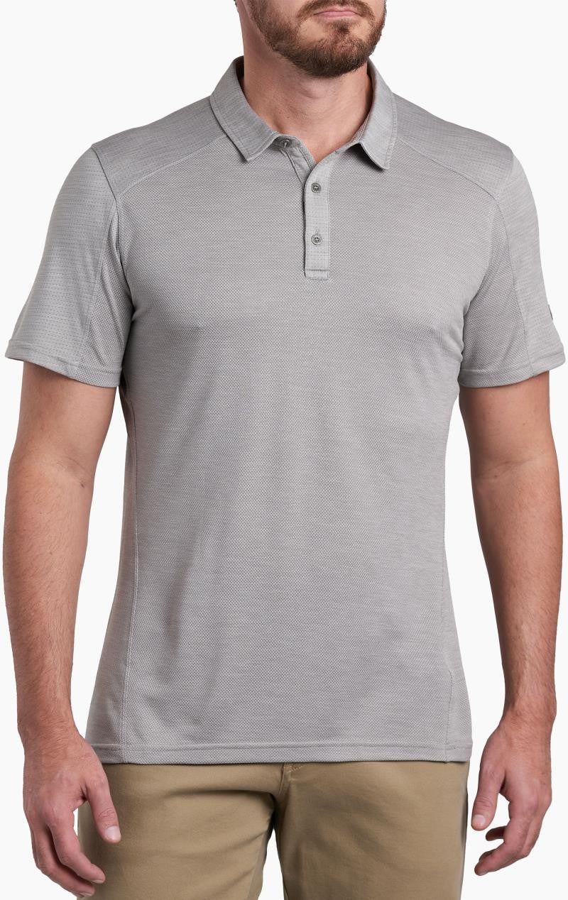 Kuhl Engineered Polo - Mens - cloud gray 1