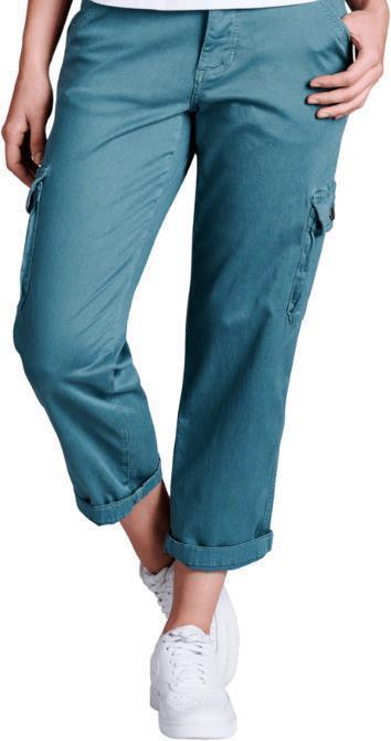 Kultivatr Kargo Crop, Reg - Womens - Eucalyptus 1