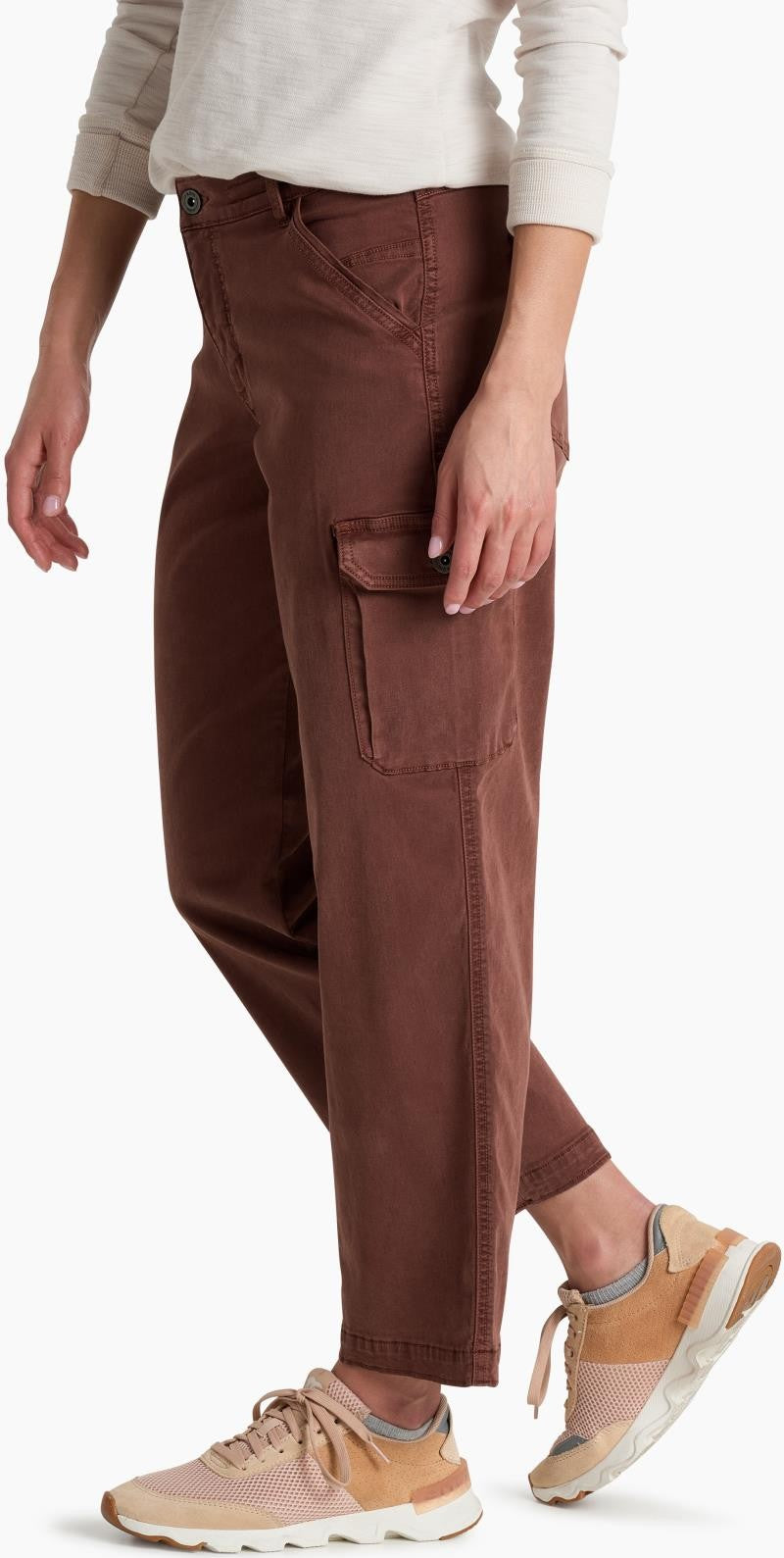 Kultivatr Kargo Crop, Reg - Womens - mocha 1