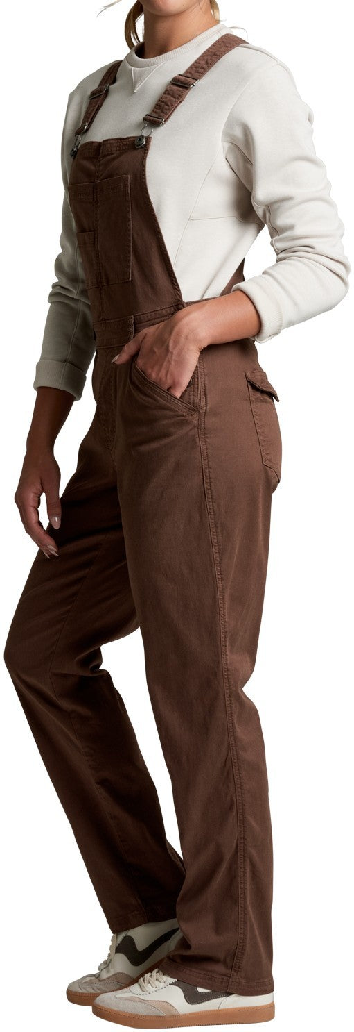 Kultivatr Overalls, Reg - Womens - coffee 1