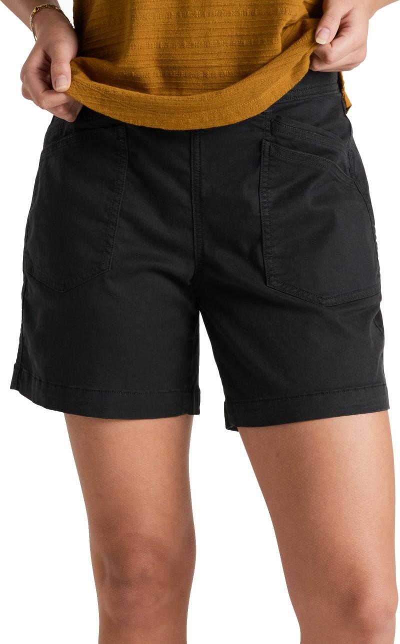 Kultivatr Pull On Shorts, 6" Inseam - Womens - blackout 1