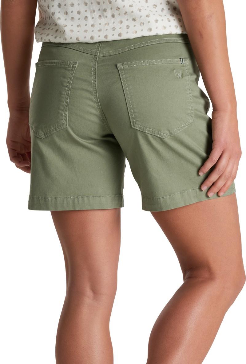 Kultivatr Pull On Shorts, 6" Inseam - Womens - slate green 1