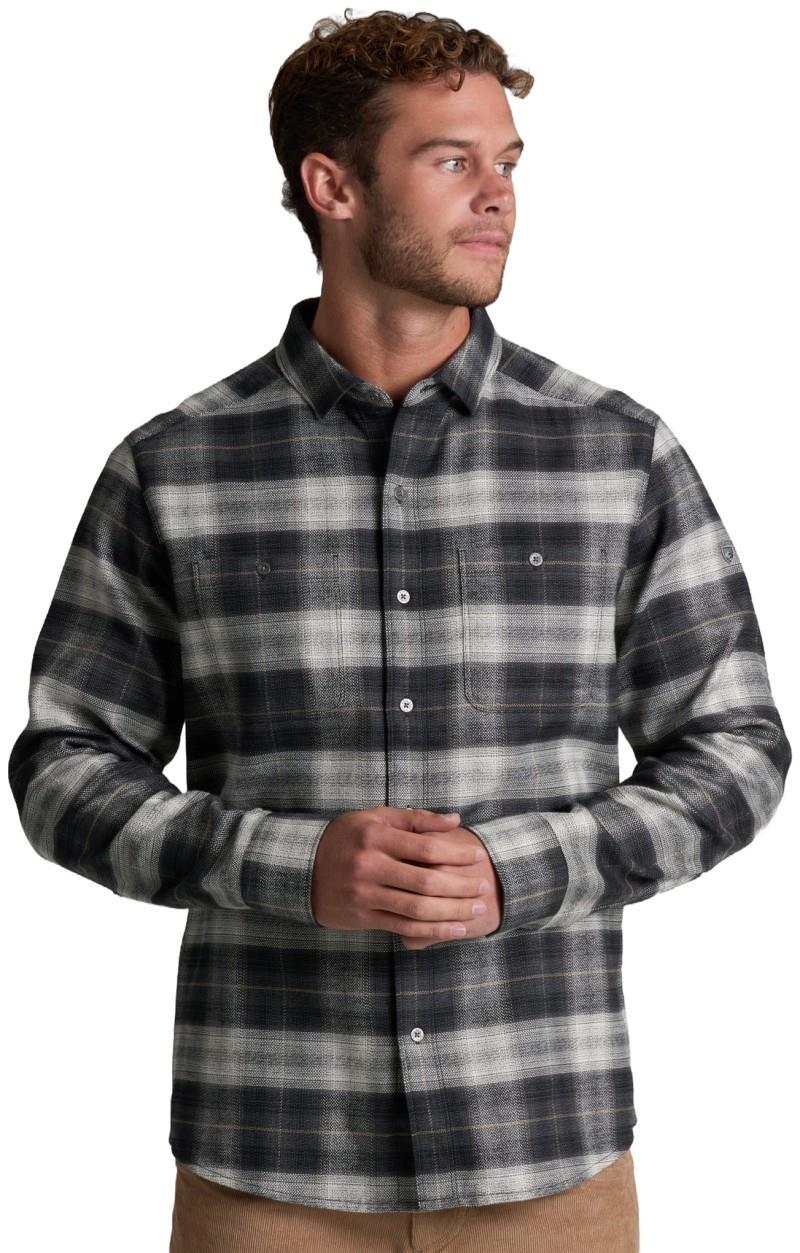 Law Flannel LS - Mens - black olive 1