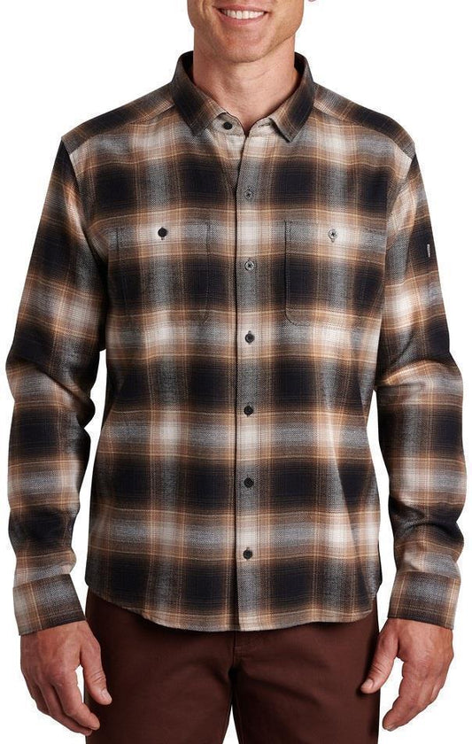 Law Flannel LS - Mens - dark earth 1