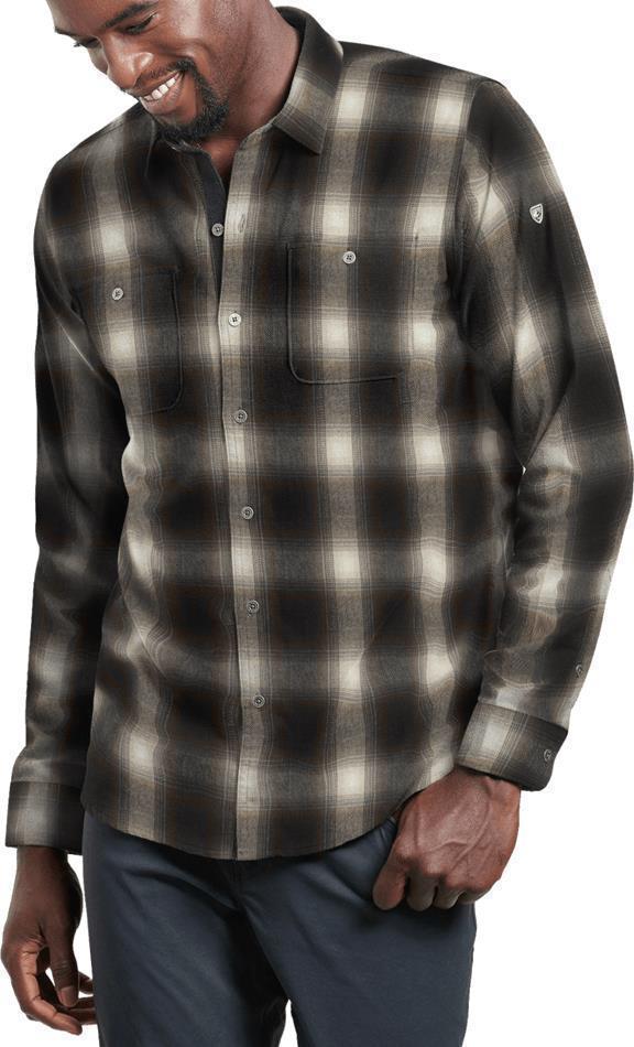 Law Flannel LS - Mens - forged iron 1