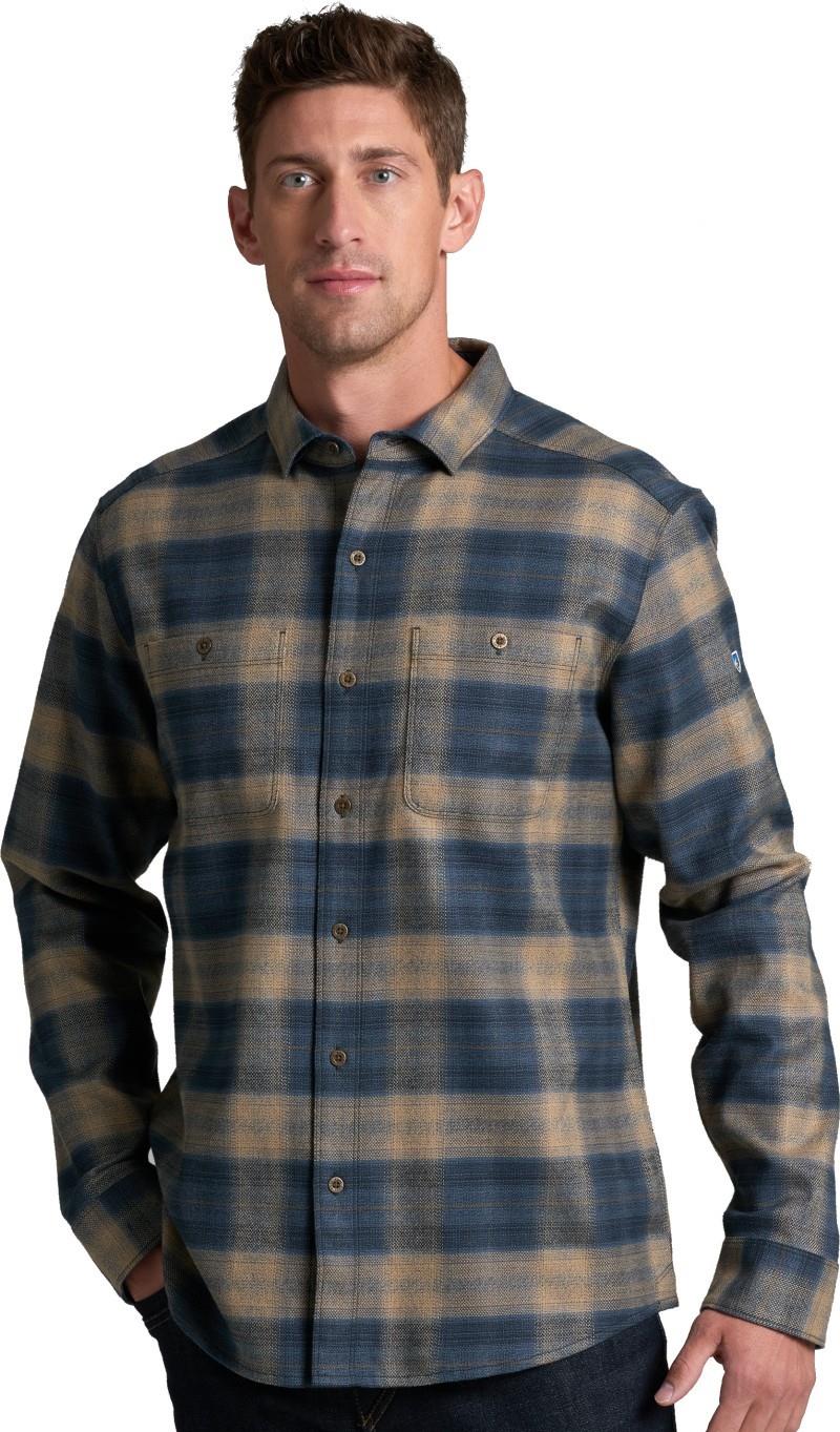 Law Flannel LS - Mens - ocean driftwood 1
