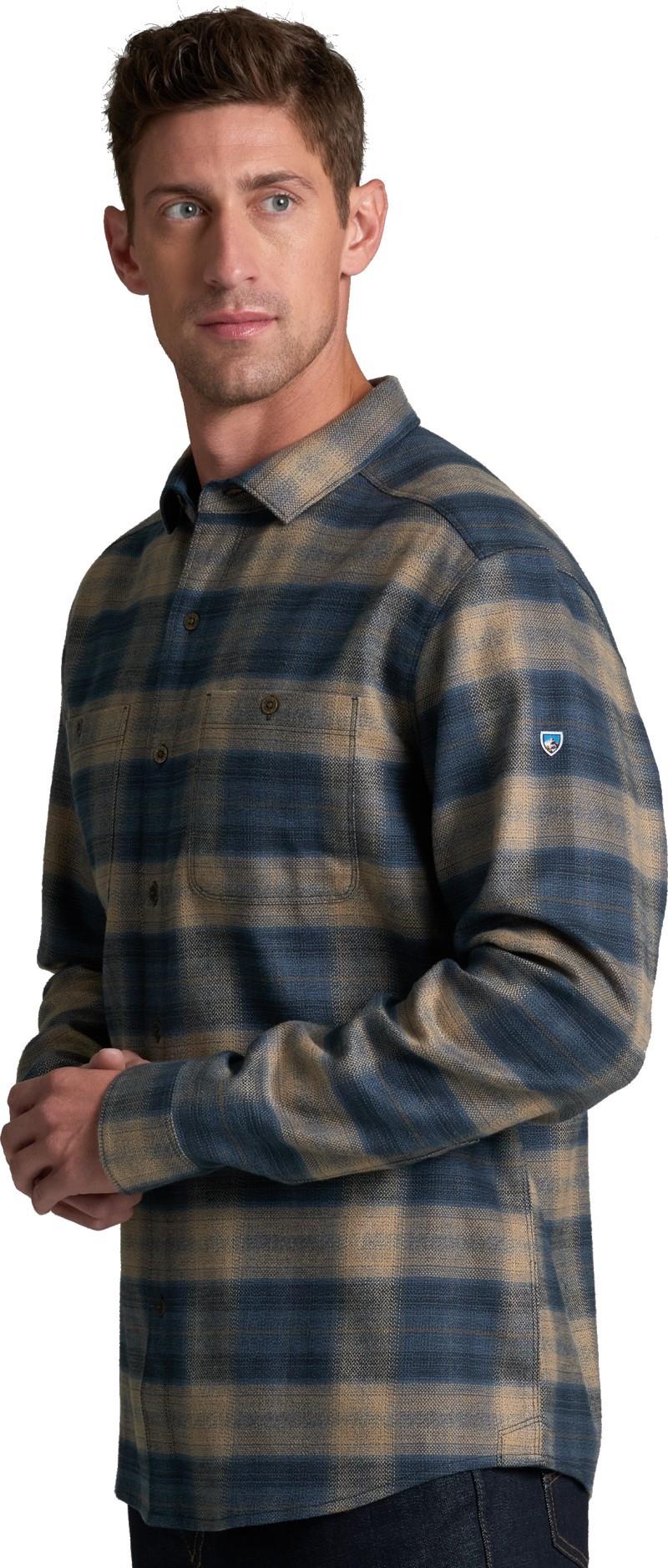 Law Flannel LS - Mens - ocean driftwood 1