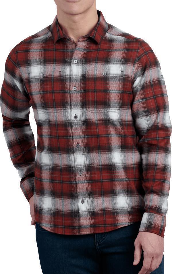 Law Flannel LS - Mens - oxblood 1