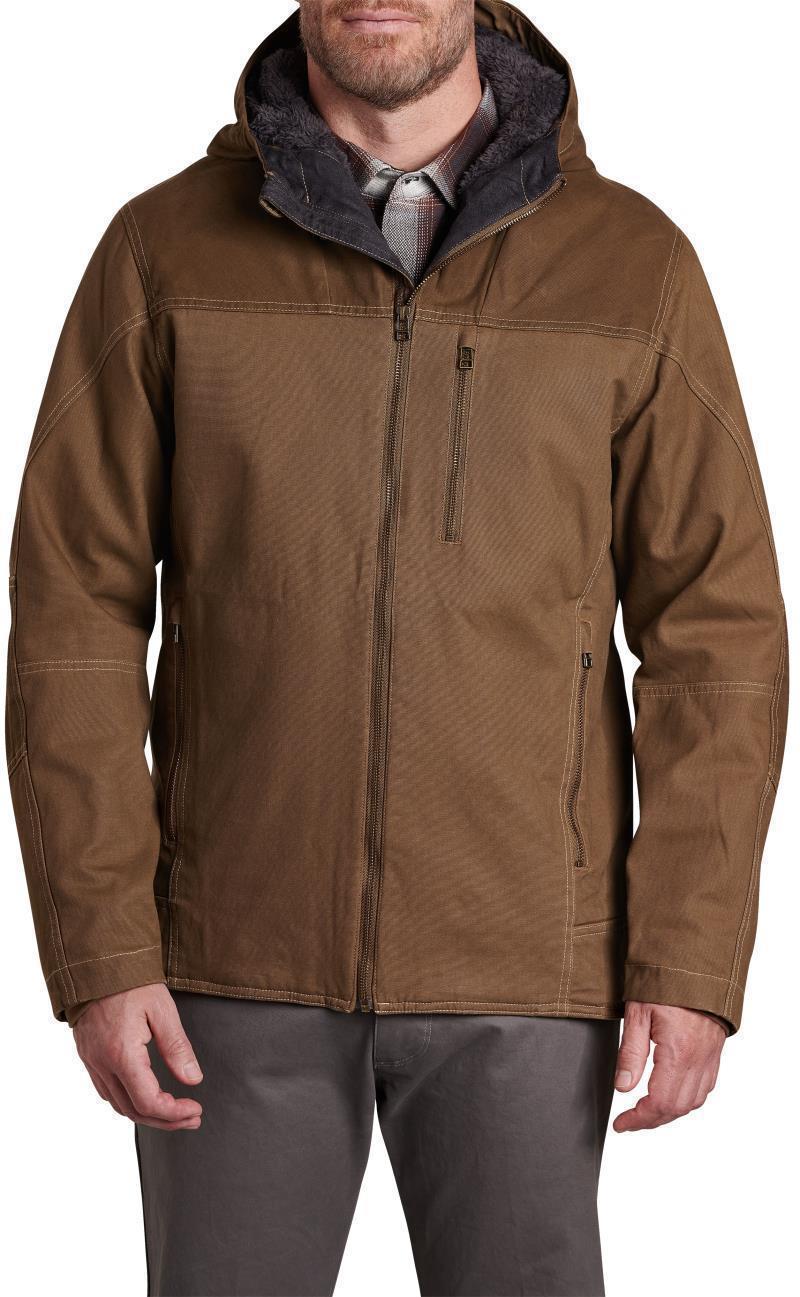 Law Fleece Lined Hoody - Mens - Dark Khaki 1