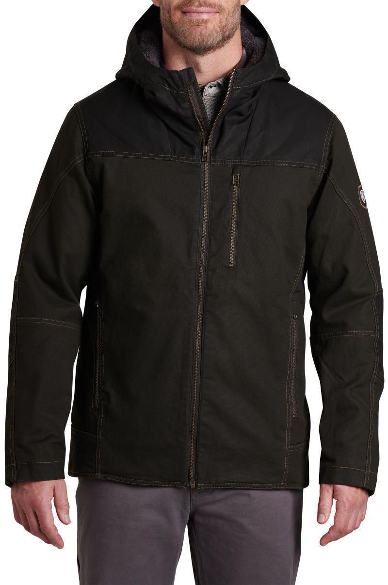 Law Fleece Lined Hoody - Mens - Espresso 1