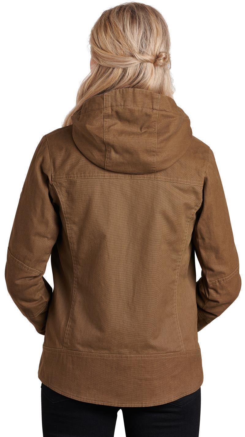 Law Hoody Lined - Womens - dark khaki 1