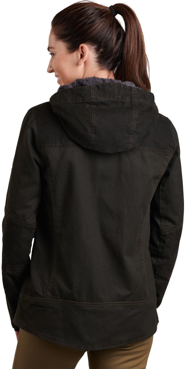 Law Hoody Lined - Womens - espresso 1