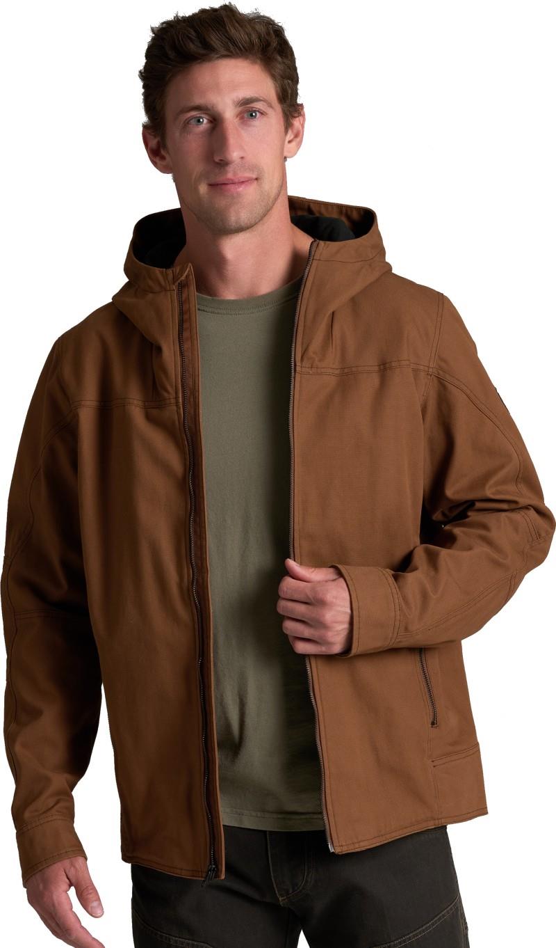 Law Hoody - Mens - saddle brown 1