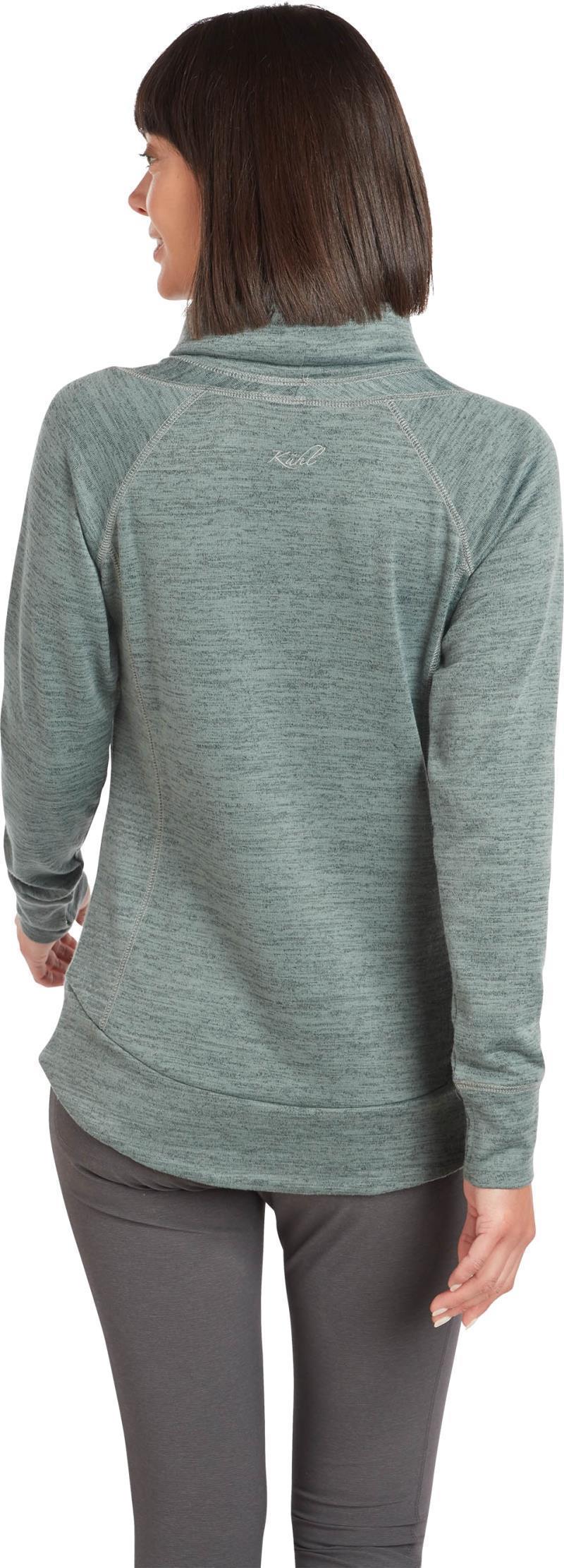 Lea Pullover - Womens - pewter green 1
