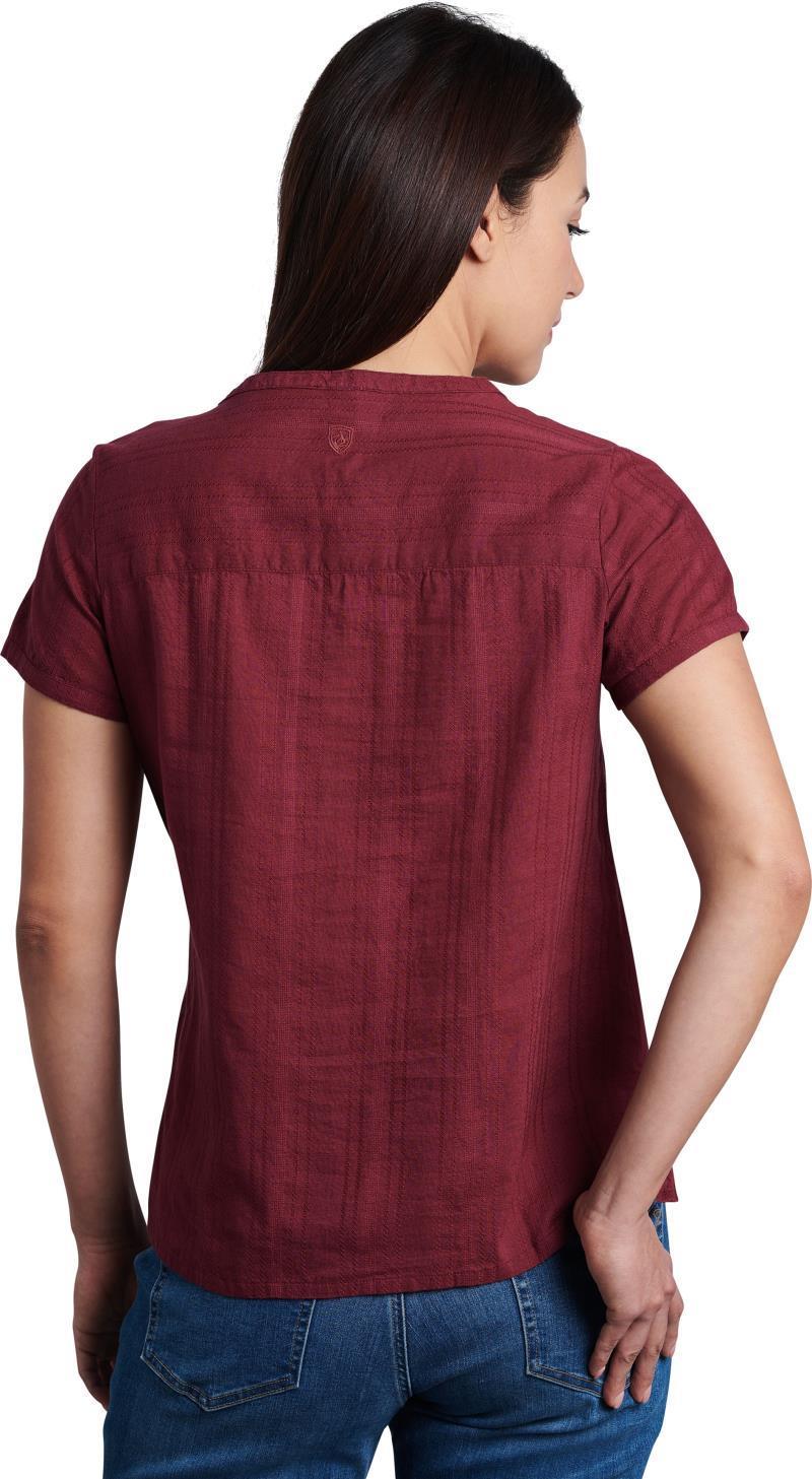 Liana SS - Womens - barberry 1