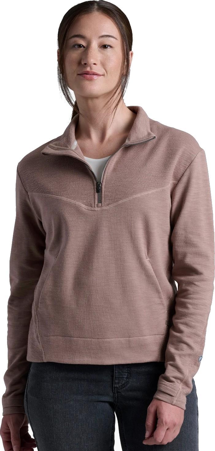 Lola 1/2 Zip - Womens - latte 1