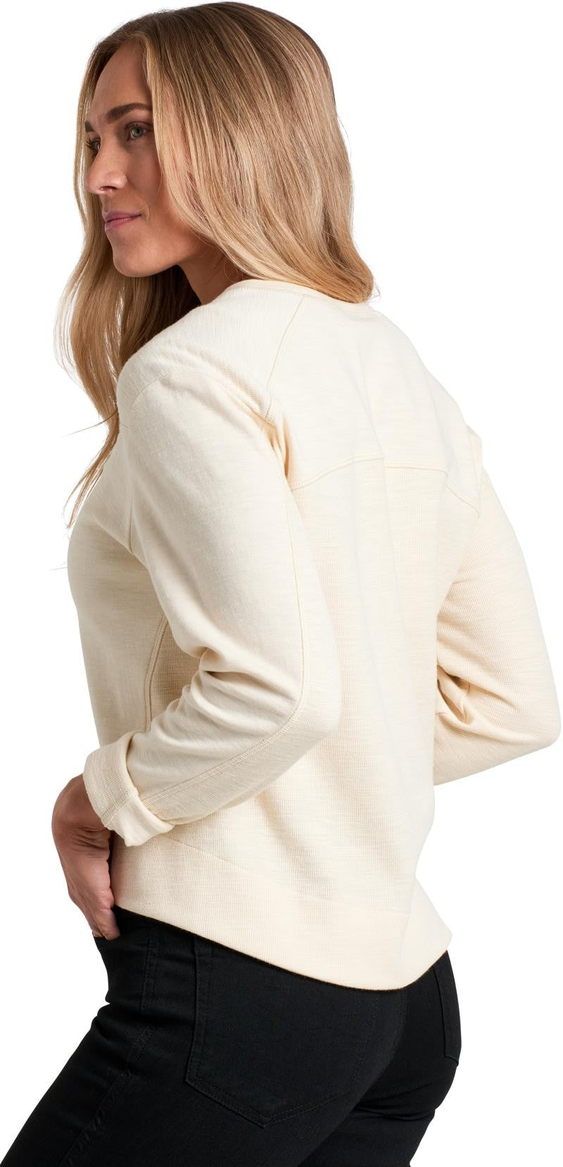 Lola Pullover Sweatshirt - Womens - ivory 1