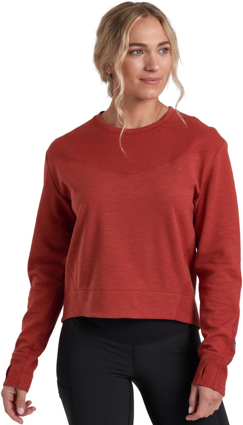 Lola Pullover Sweatshirt - Womens - scarlet 1