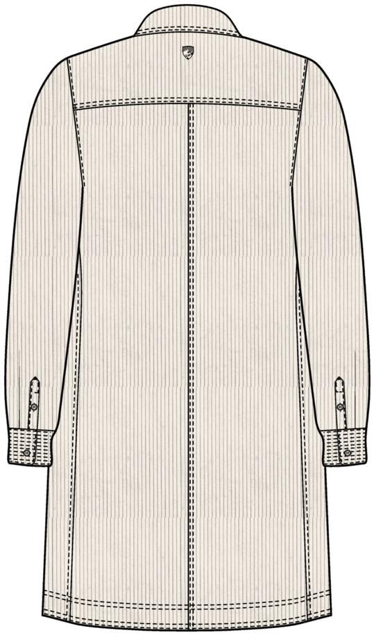 Lydia Cord Dress - Womens - vanilla 1