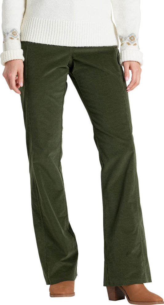 Lydia Cord Pants, Reg - Womens - dark moss 1