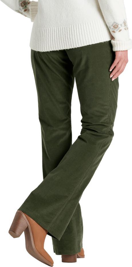 Lydia Cord Pants, Reg - Womens - dark moss 1