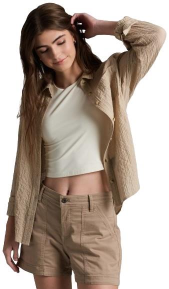 Marlie LS - Womens - driftwood 1