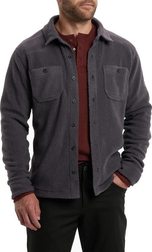 Nomad Fleece Overshirt - Mens - carbon 1